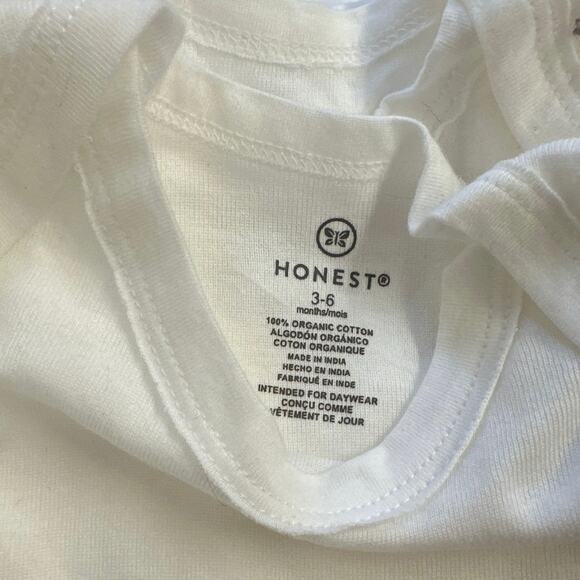 One piece bodysuits 12 pack 3-6 months brand new by Honest Baby organic cotton - Picture 2 of 5